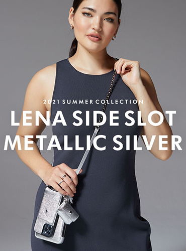 LENA SIDE SLOT MTSILVER レナ サイドスロット メタリックシルバー