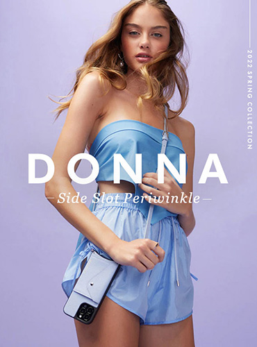 DONNA SIDE SLOT PERIWINKLE ドナ サイドスロット ペリウィンクル iPhone13 series・iPhone 13 mini・iPhone 13・iPhone 13　Pro・iPhone 13　Pro Max