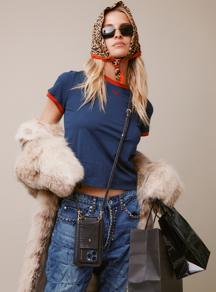  New Item / DONNA SIDE SLOT GRAY CROC