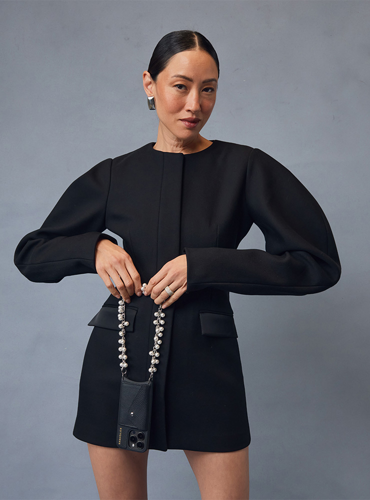 New Item / EMELIA PEARL BANDOLET SILVER