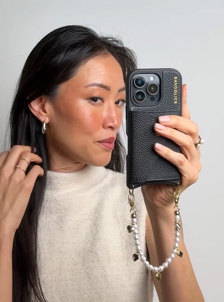 New Item / SHORT PEARL HEART BANDOLET