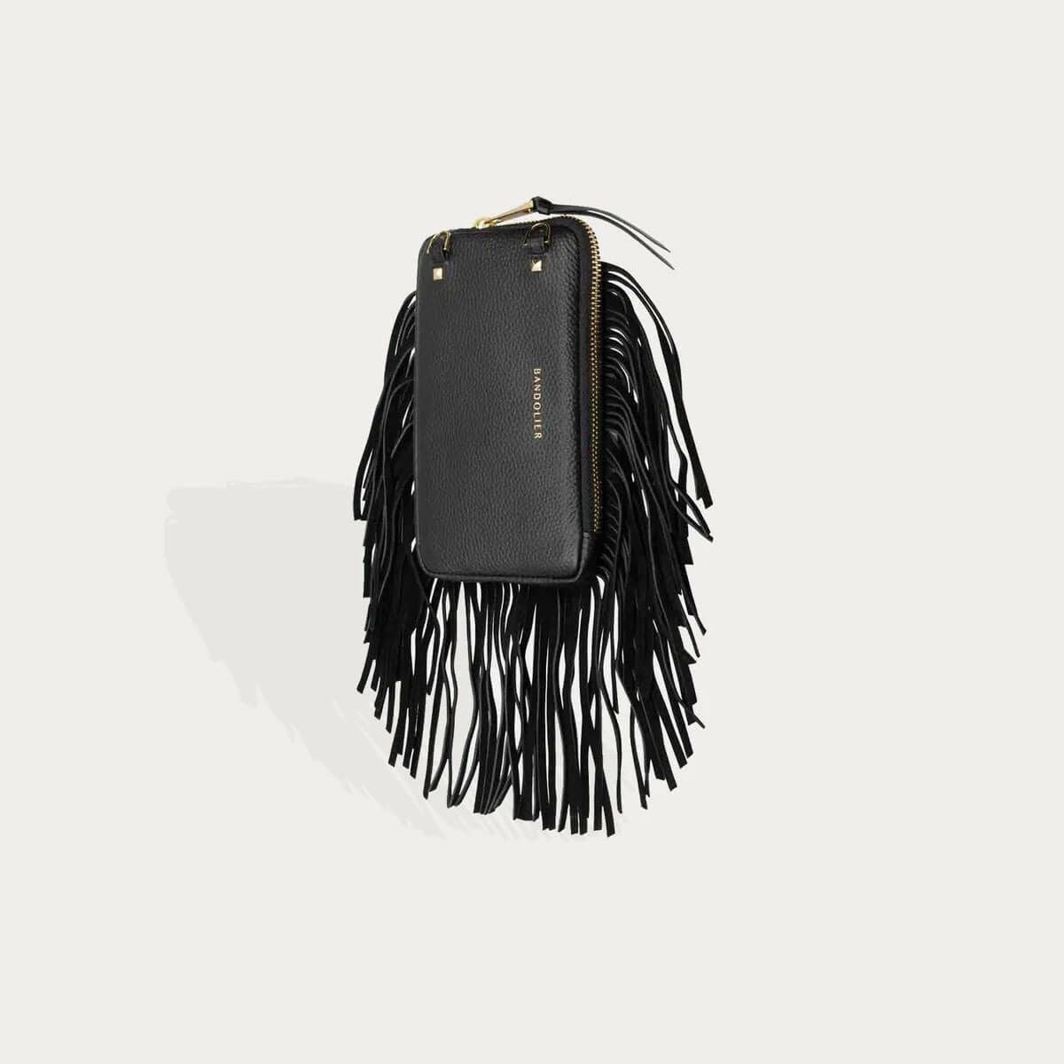EXPANDED FRINGE POUCH BLACK エキスパンデット フリンジ ポーチ