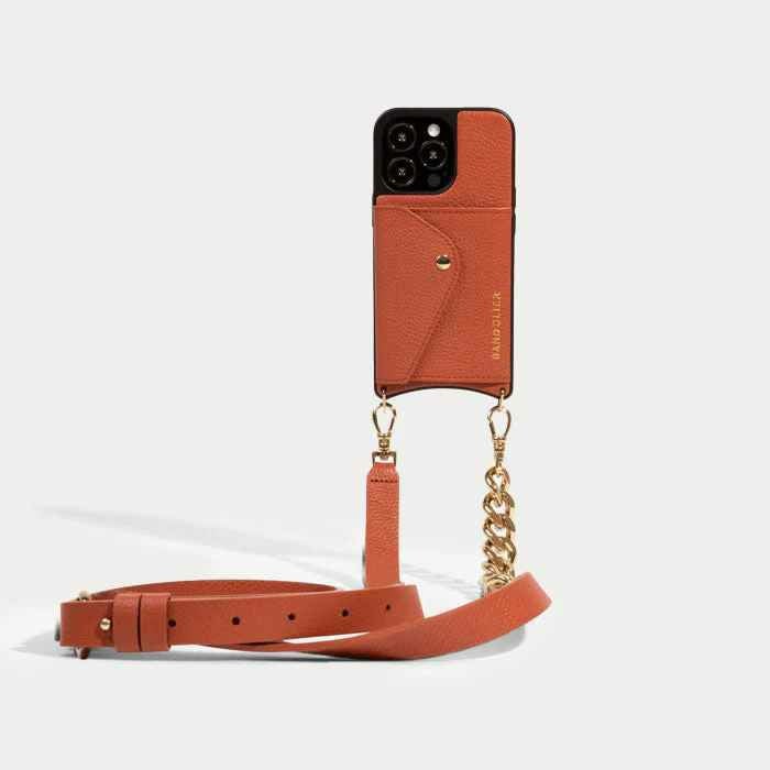 【新品】BANDOLIERブルースモーク　iPhone13proケースストラップ 13 Series】HAILEY SIDE SLOT BLUE SMOKE ヘイリー サイド スロット