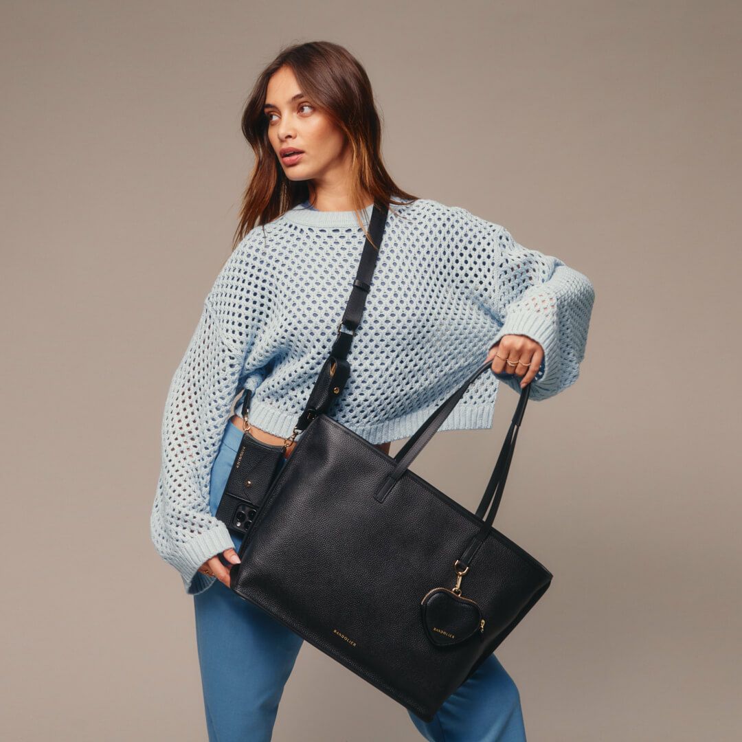 MINI HEART POUCH BLACK GOLD ミニハート ポーチ ブラックゴールド