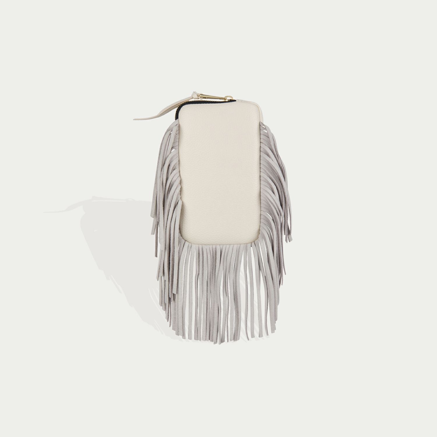 EXPANDED FRINGE POUCH IVORY エキスパンデット フリンジ ポーチ