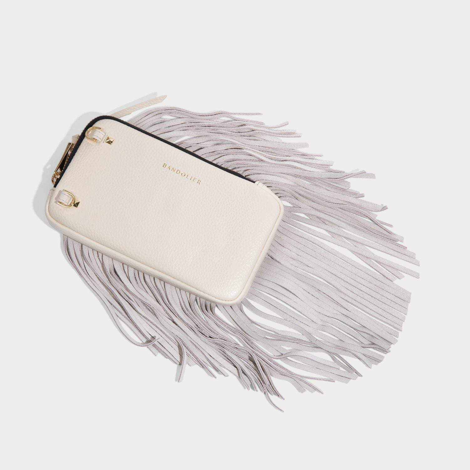 EXPANDED FRINGE POUCH IVORY エキスパンデット フリンジ ポーチ
