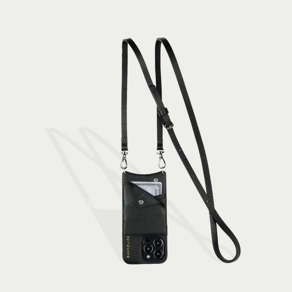 BANDOLIER iPhone 15 Pro ケース　シルバー Amazon.com: Bandolier Hailey Crossbody Wallet Phone Case for