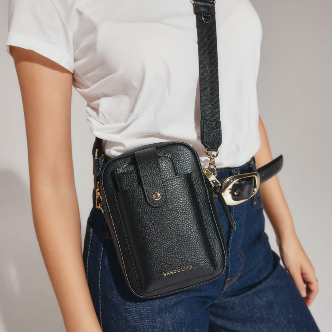 DILLON BLACK BAG ディロン ブラックゴールド バッグ | バンドリヤー