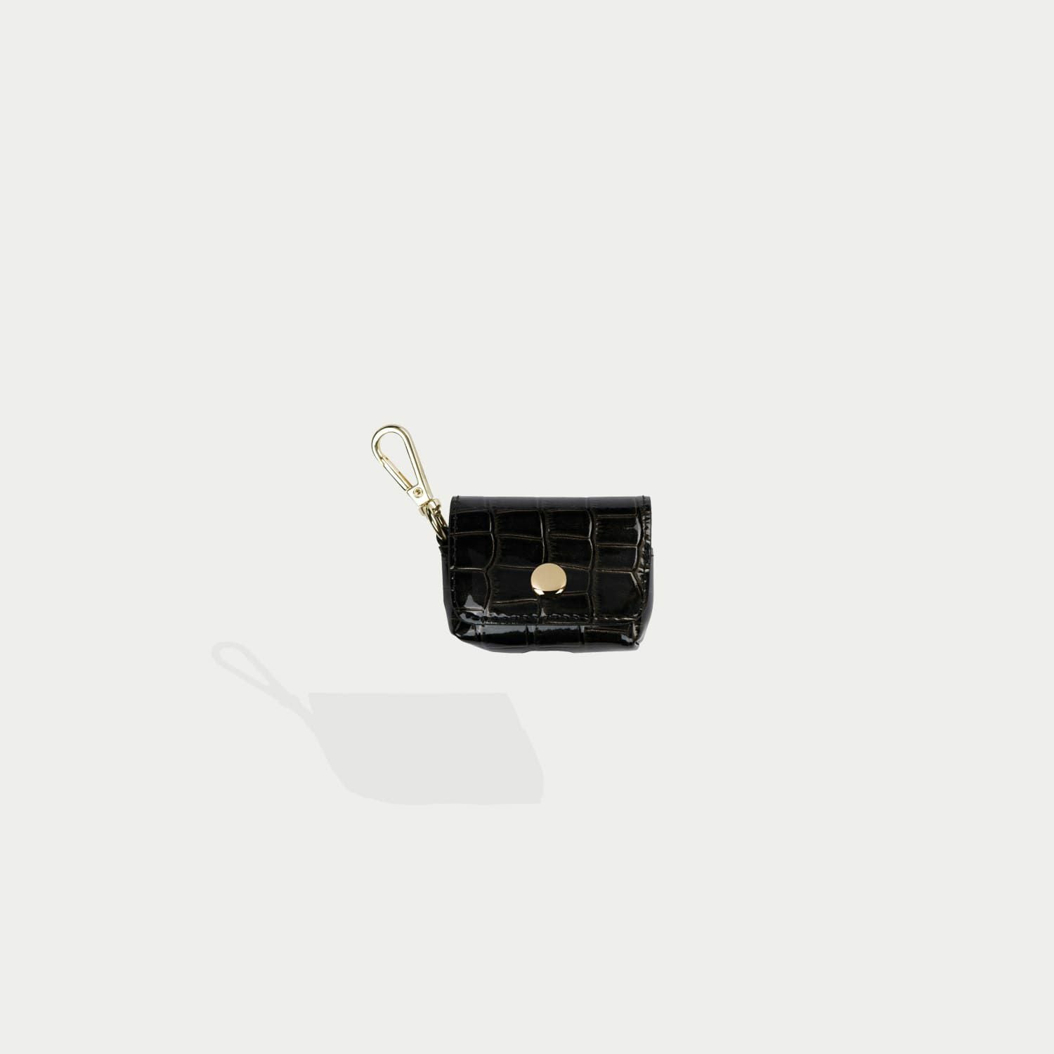 AirPods Pro POUCH CROC BLACK エアーポッズ プロ ポーチ クロック