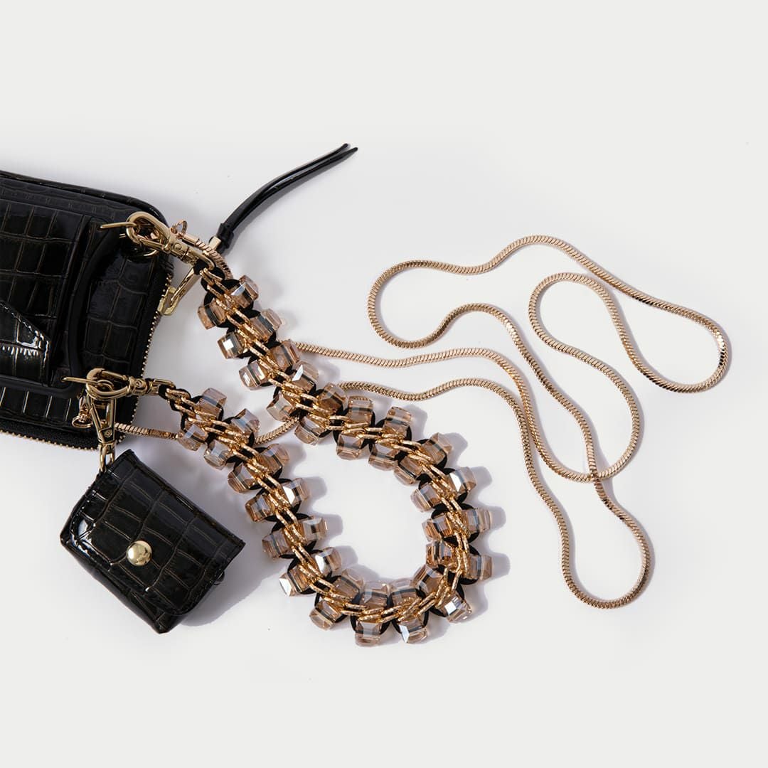 AirPods Pro POUCH CROC BLACK エアーポッズ プロ ポーチ クロック