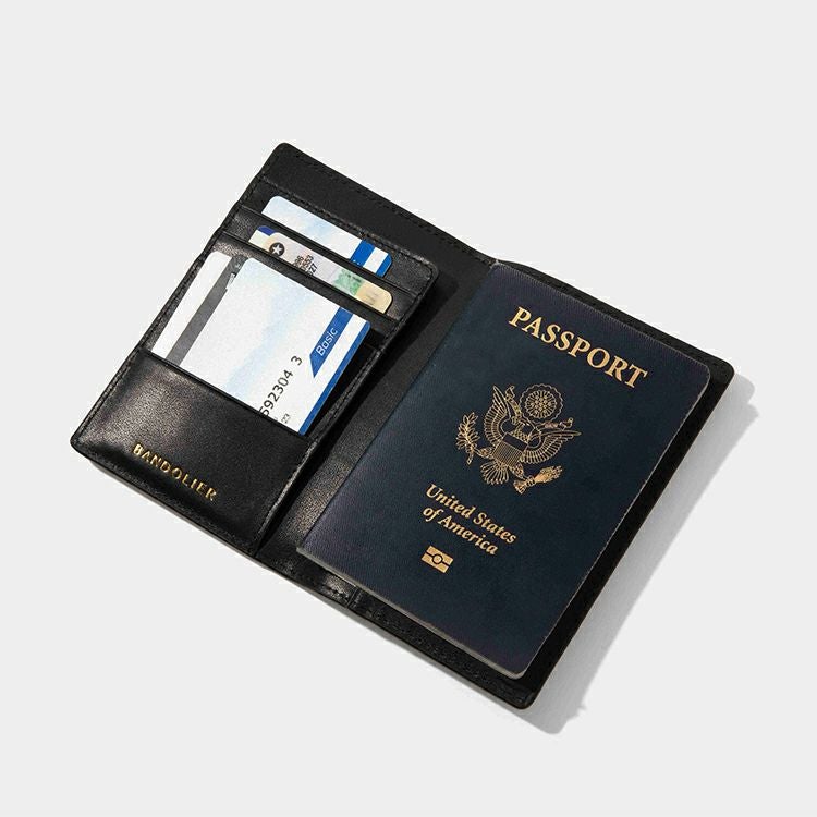 PASSPORT HOLDER CROC BLACK パスポート ホルダー クロック ブラック