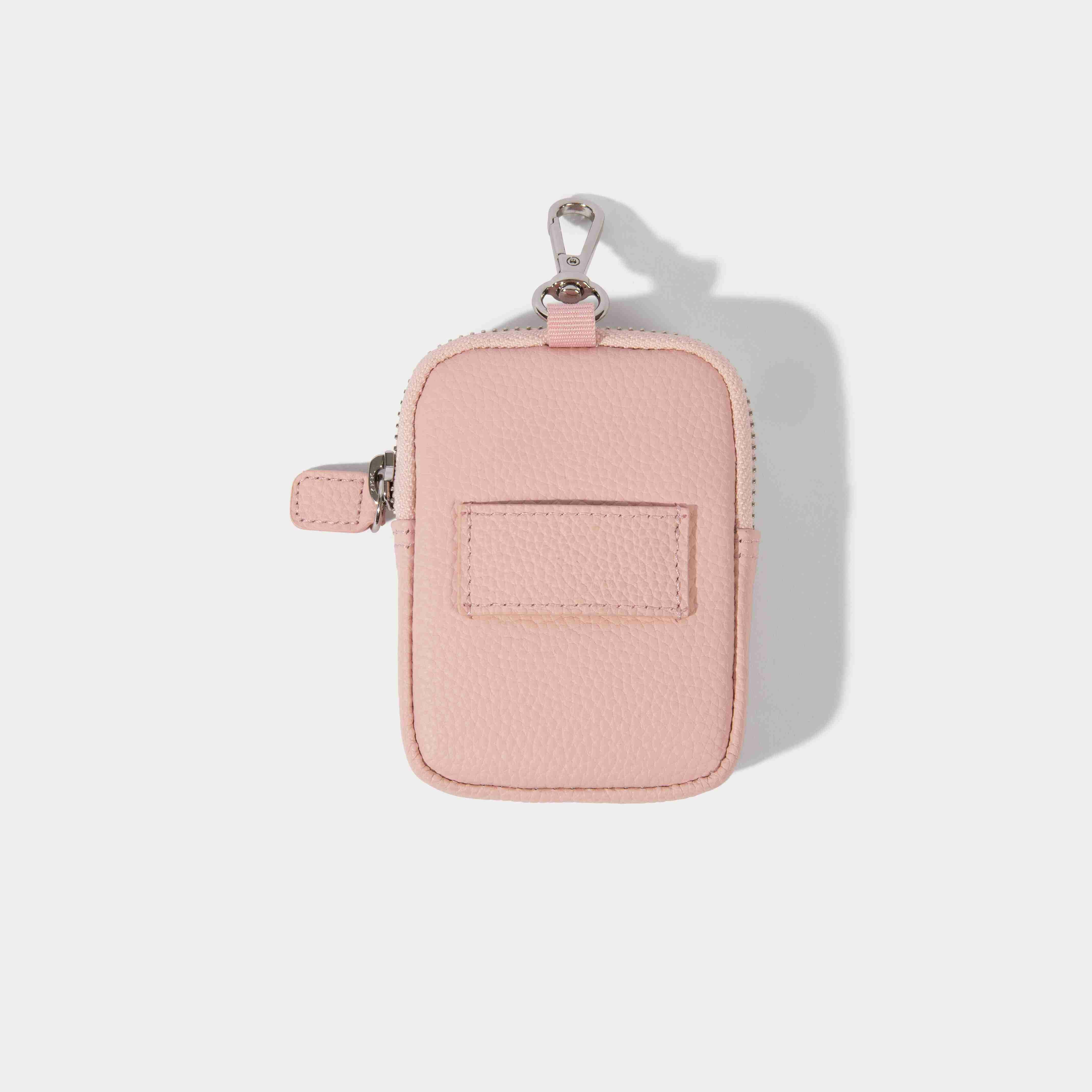 BANDORIER バンドリヤー ポーチ&ストラップ ピンク KEY ZIP POUCH PASTEL PINK キー ジップ ポーチ パステルピンク