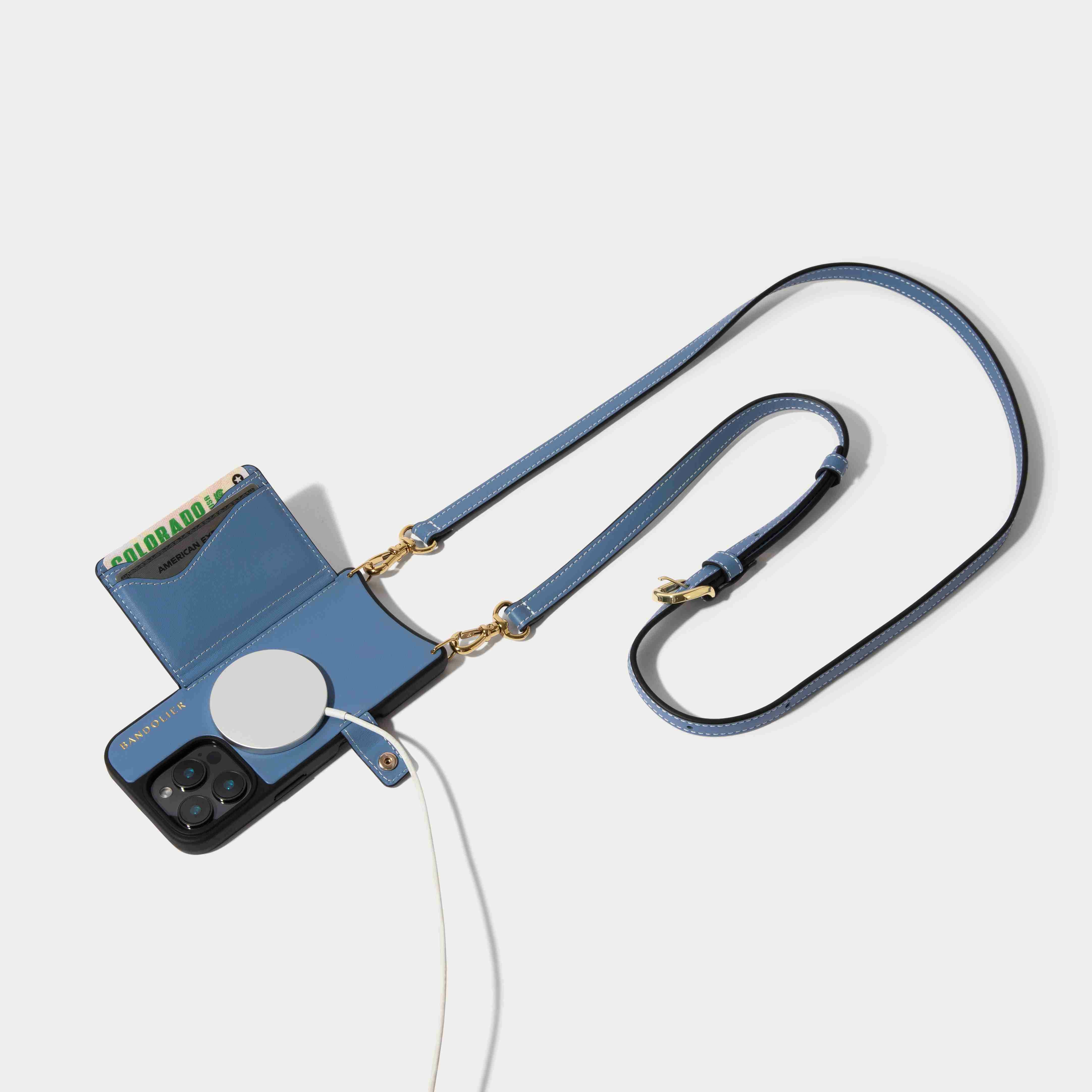 16 Series】 CASEY MAGSAFE SMOOTH BLUE ケイシー マグセーフ スムース