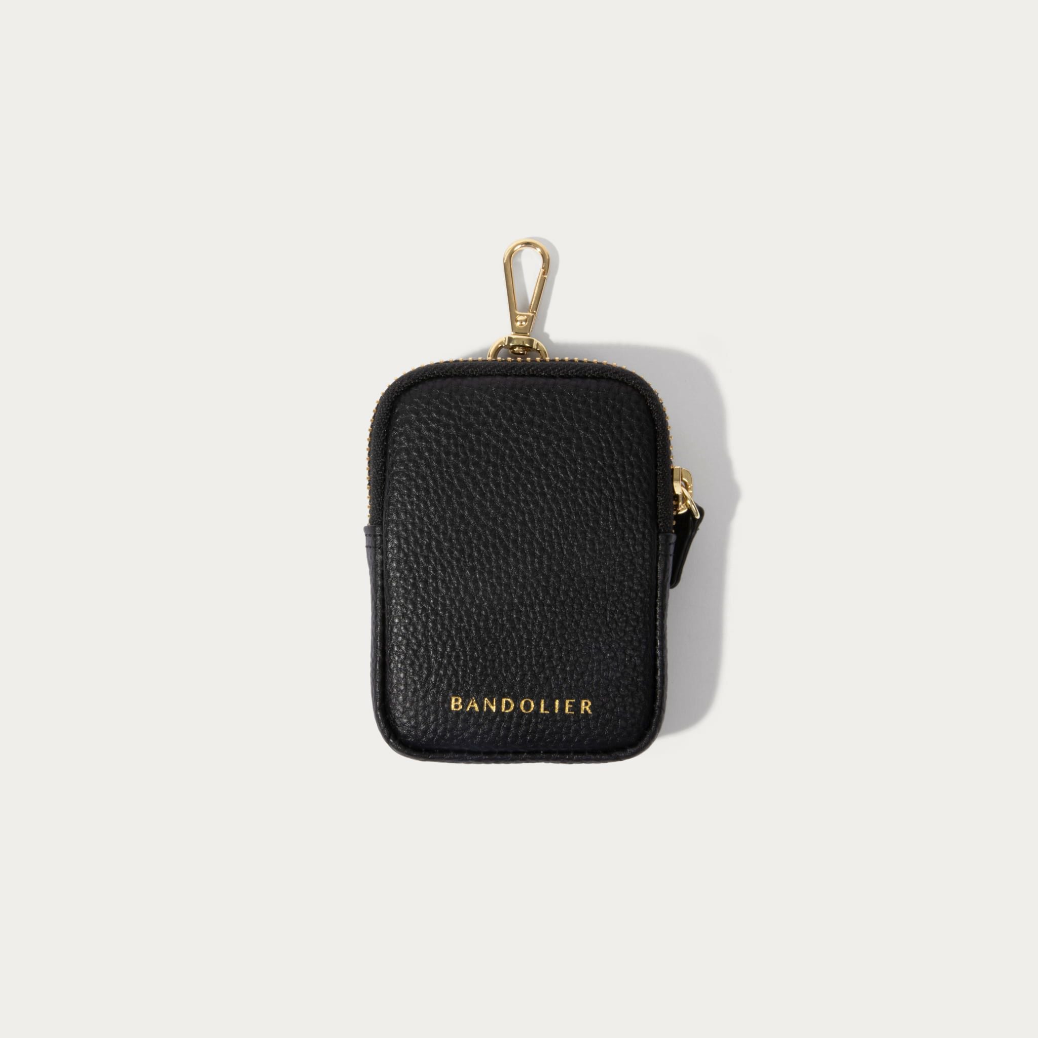 MINI ROUND POUCH BLACK GOLD ミニラウンド ポーチ ブラックゴールド
