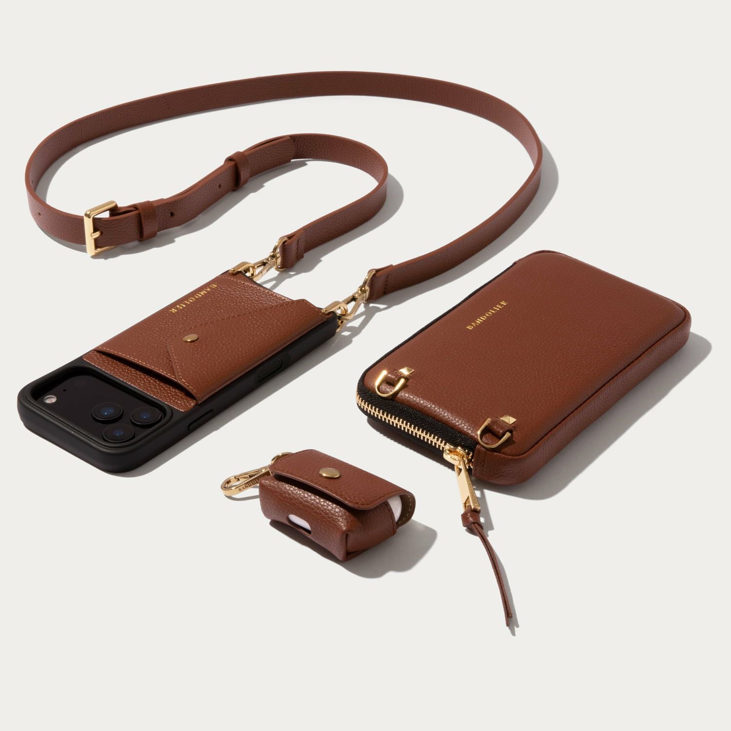 17 Series】 HAILEY SIDE SLOT COGNAC ヘイリー サイドスロット