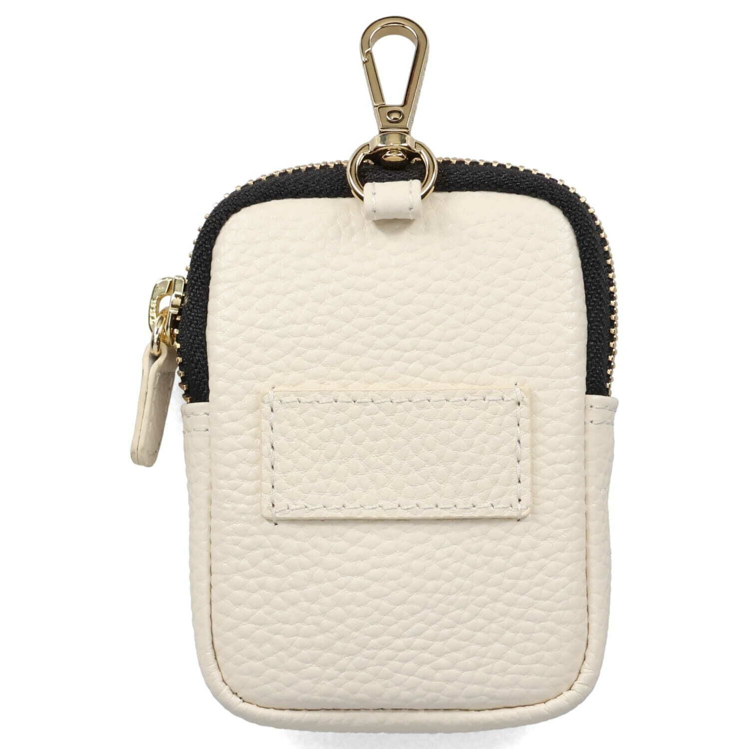 aiueaoui ハンドオブジェ アクセサリーケース 予約：10月下旬発送予定】NEW KEY ZIP POUCH IVORY キージップポーチ