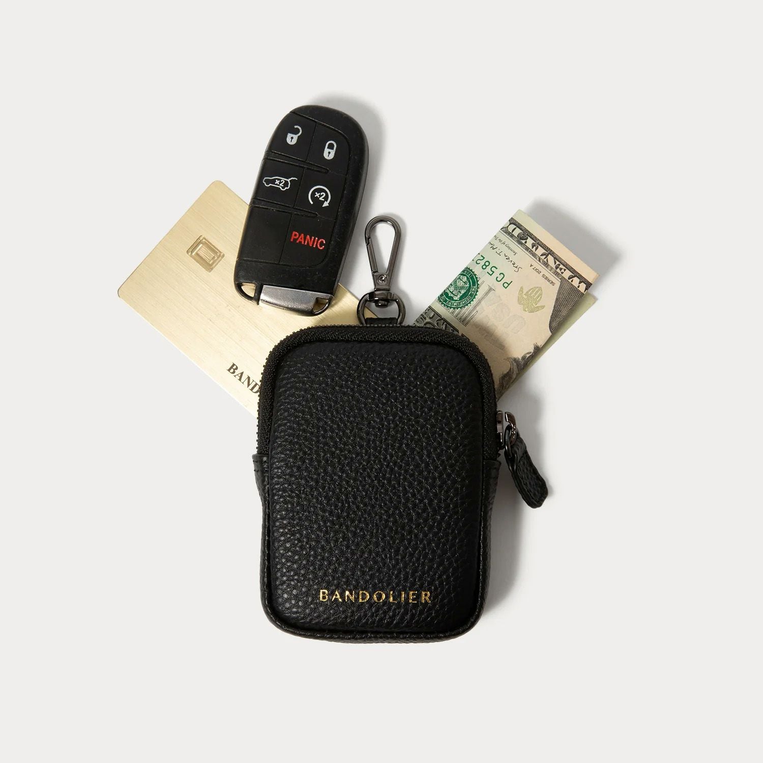 bandolier (バンドリヤー)キージップポーチ KEY ZIP POUCH PEWTER キージップポーチ ピューター | バンドリヤー
