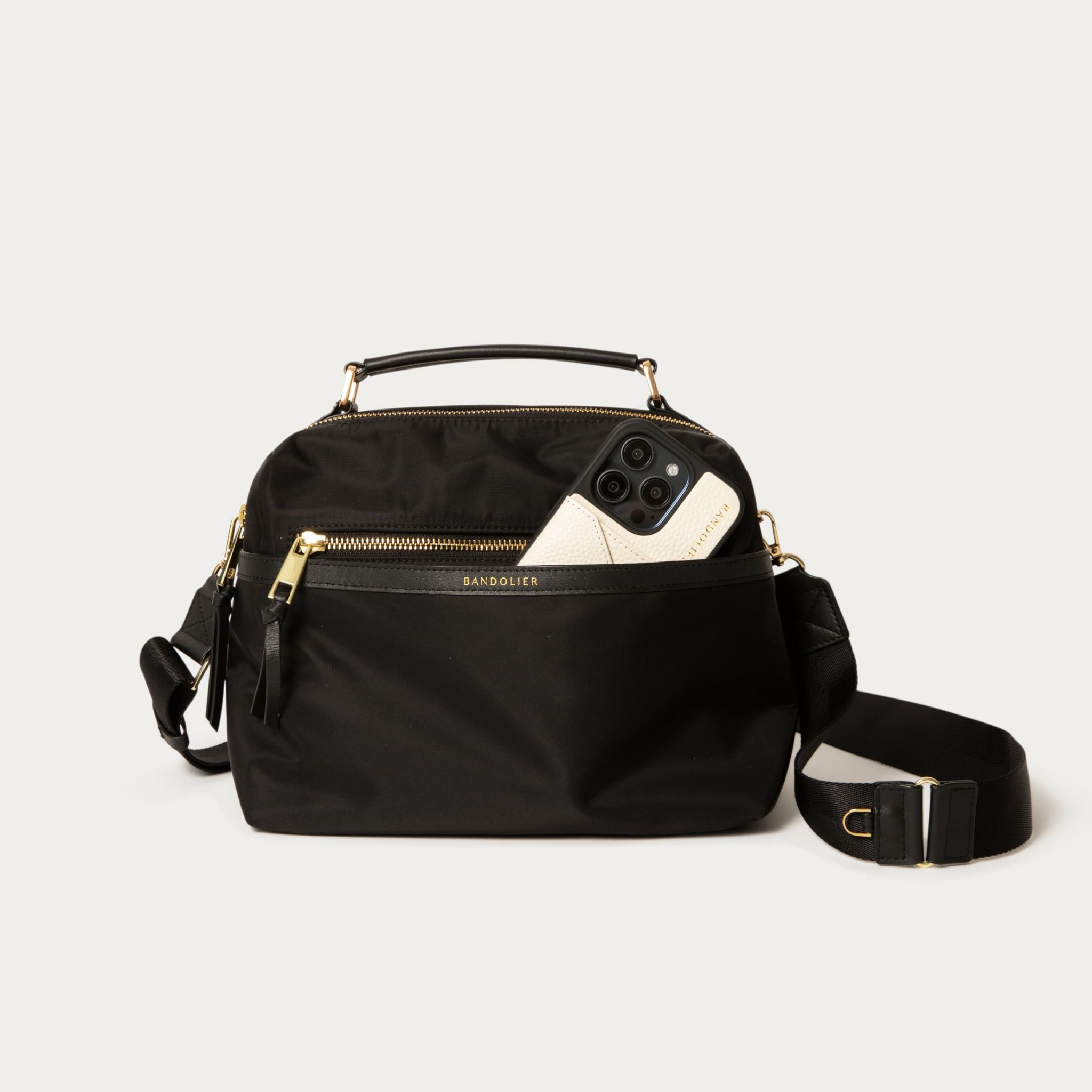 BANDOLIER ゴールド ストラップ 収納袋付き NYLON BAG GOLD ナイロンバッグ ゴールド | バンドリヤー(BANDOLIER
