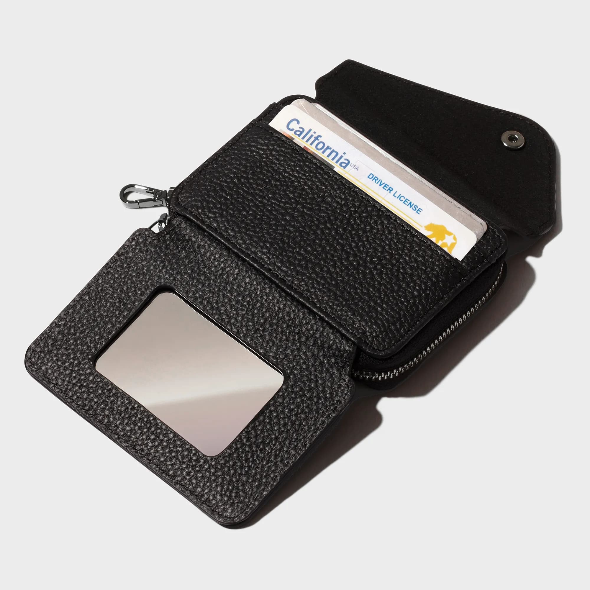 MIRROR MAGNET WALLET PEWTER ミラーマグネットウォレット ブラック
